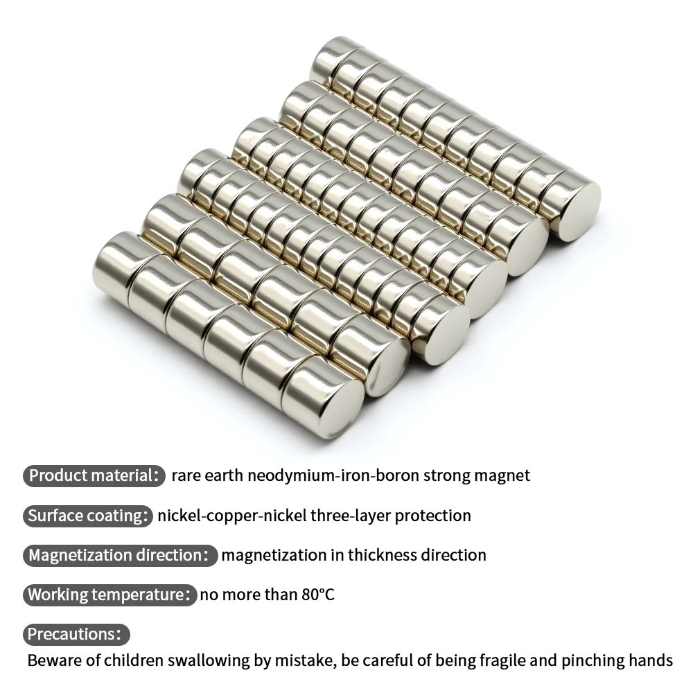 سوبر قوي مغناطيس النيوديميوم N35 ندفيب المغناطيسي الدائم imanes جولة مغناطيس قوي الثلاجة 10x1 10x2 10x3 10x5 مللي متر #3