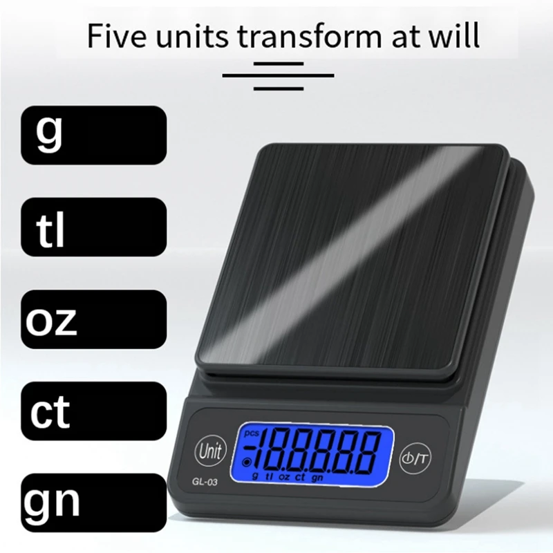 High Precision Scales Mini Pocket Jewelry Scale Digital Scales Weight Balance Electronic Scale