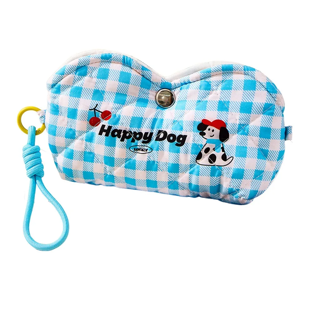 

Gifts Cotton Sunglasses Bag Hanging Dustproof Sunglasses Protective Cover Dog Coin Purse for Travel Eyewear Holder