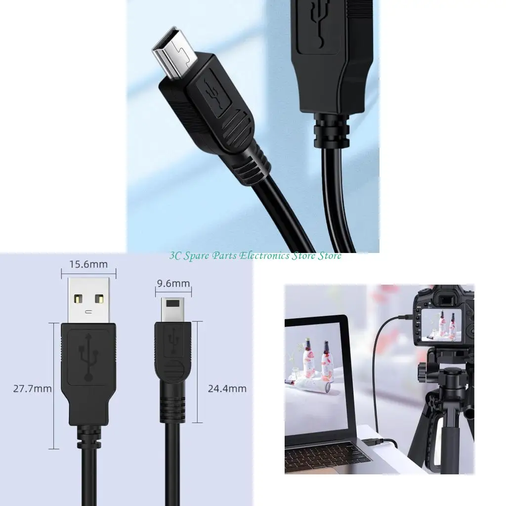 12 PC Trapezoide T Mini Cable USB Cable USB Cable alimentación USB 80 para carga eficiente y amplia compatibilidad