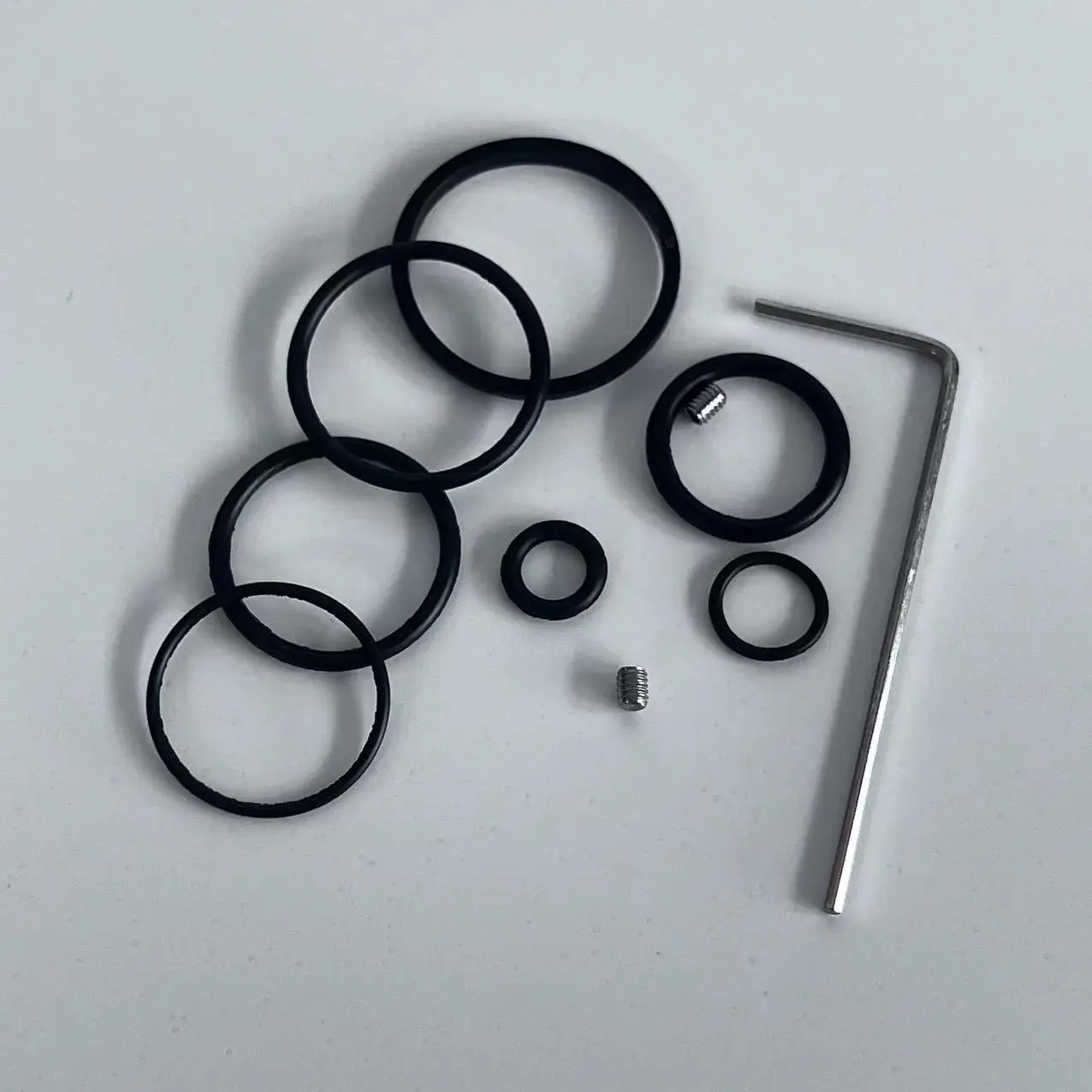 Z Series Replacement Black Silicon O-rings Screws for Z(Zeus)X/Z Sub Ohm/L200 Rubber Seal O Ring Gaskets Desk Supplies