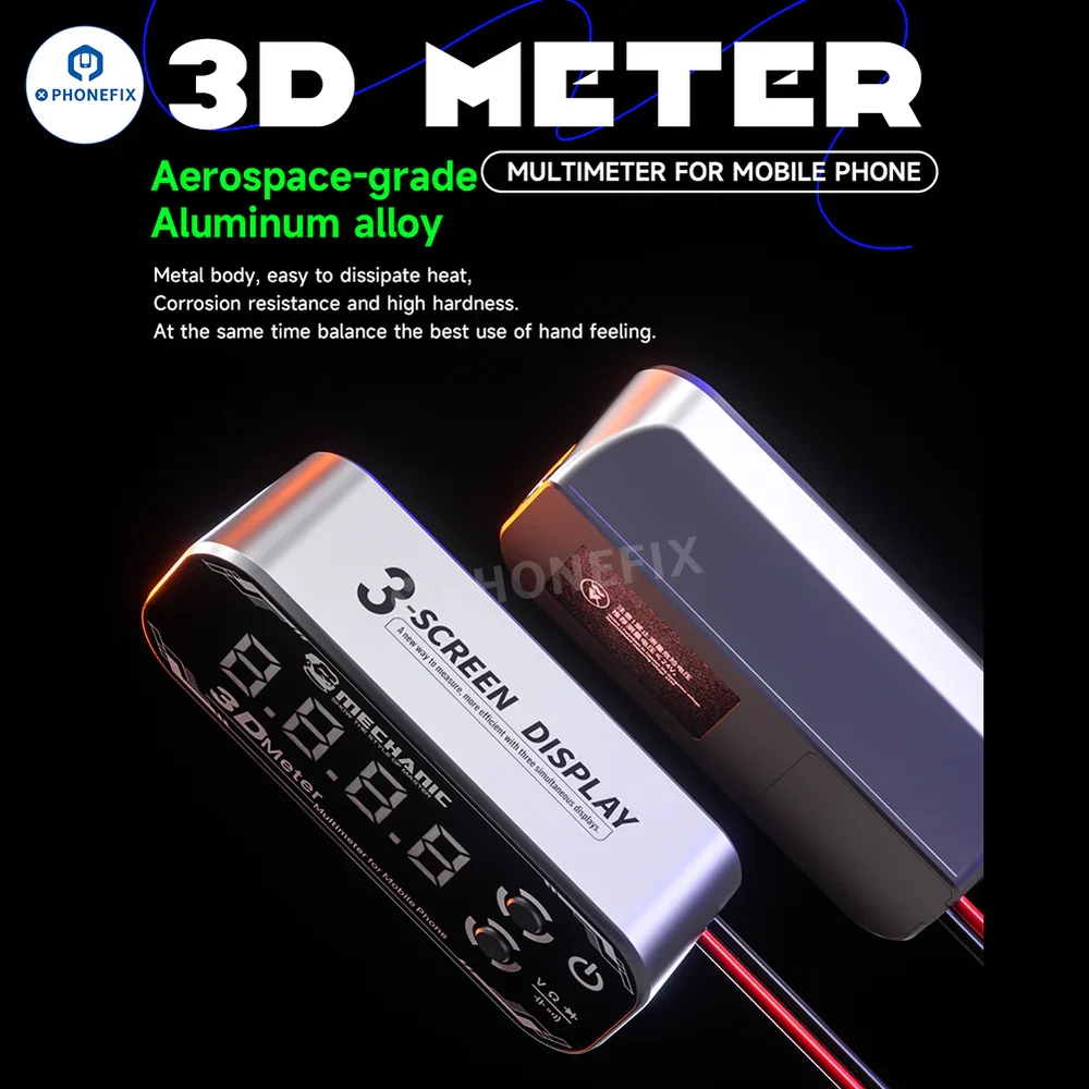 Mechanic 3D Meter Detective 3.0 Multimeter 0.1mm Needle Tip for Mobile Phone Voltage Capacitance Resistance Measurement Tool