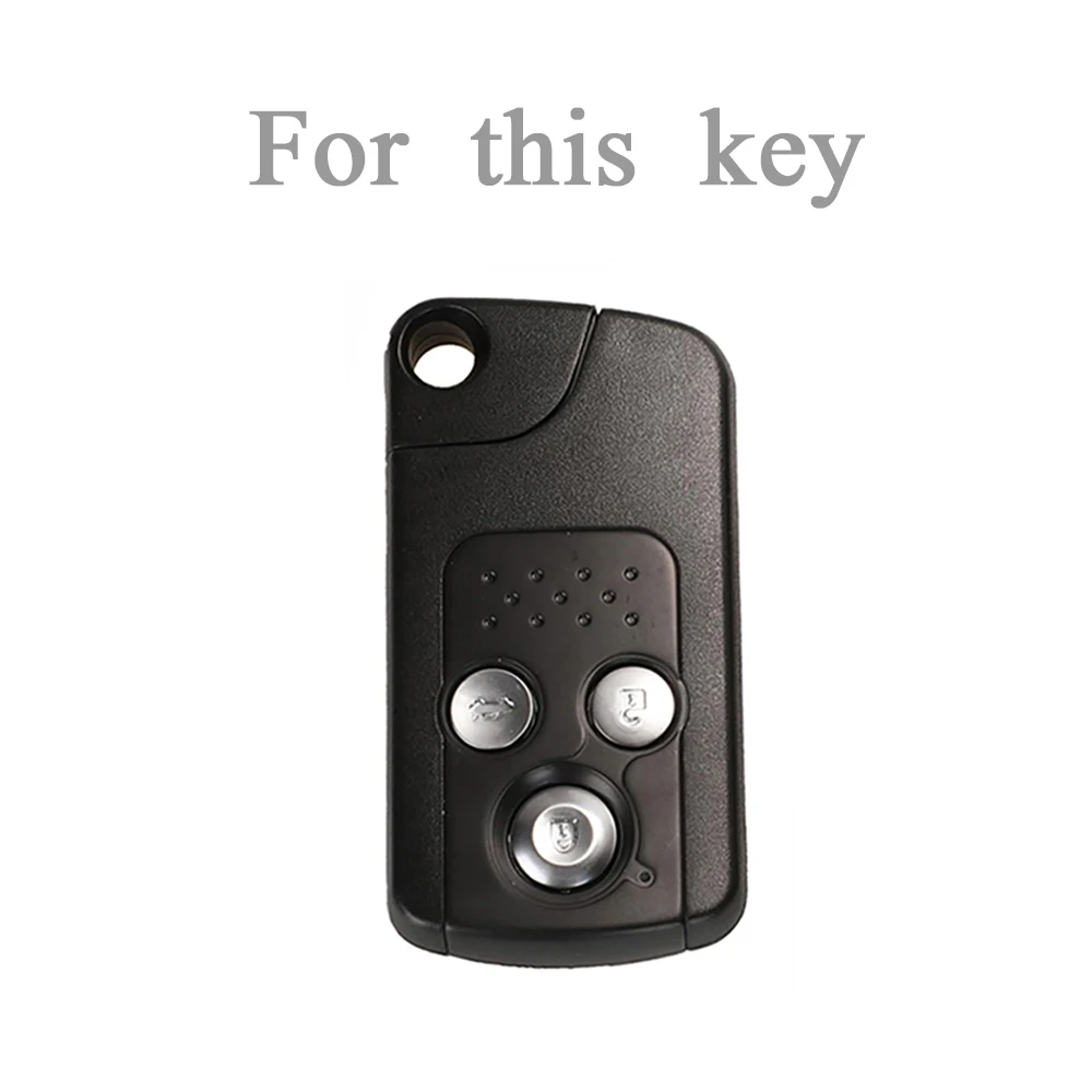 TPU Car Key Fob Case Shell Cover for Honda CRV Fit Shuttle Fried Freed Spike StepWGN RG1 Spada CRZ 2013 - 2026 Accessories