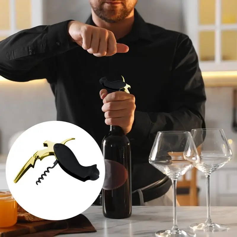 Corkscrew Wine Opener Multifunctional Bottle Opener Wine Corkscrew Can Opener Stainless Steel Beer Bottle Opener Wine Corkscrew