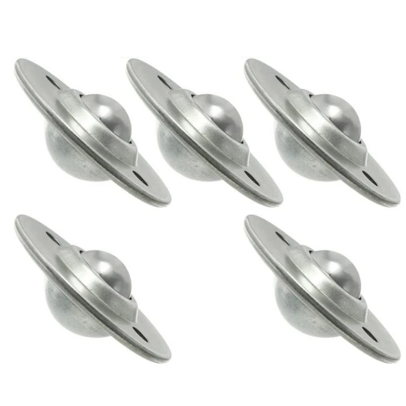 5 Pcs/Lot CY-16B B Type UFO Flying Saucer Type Nylon Ball Metal Transfer Bearing Unit Conveyor Roller Wheels