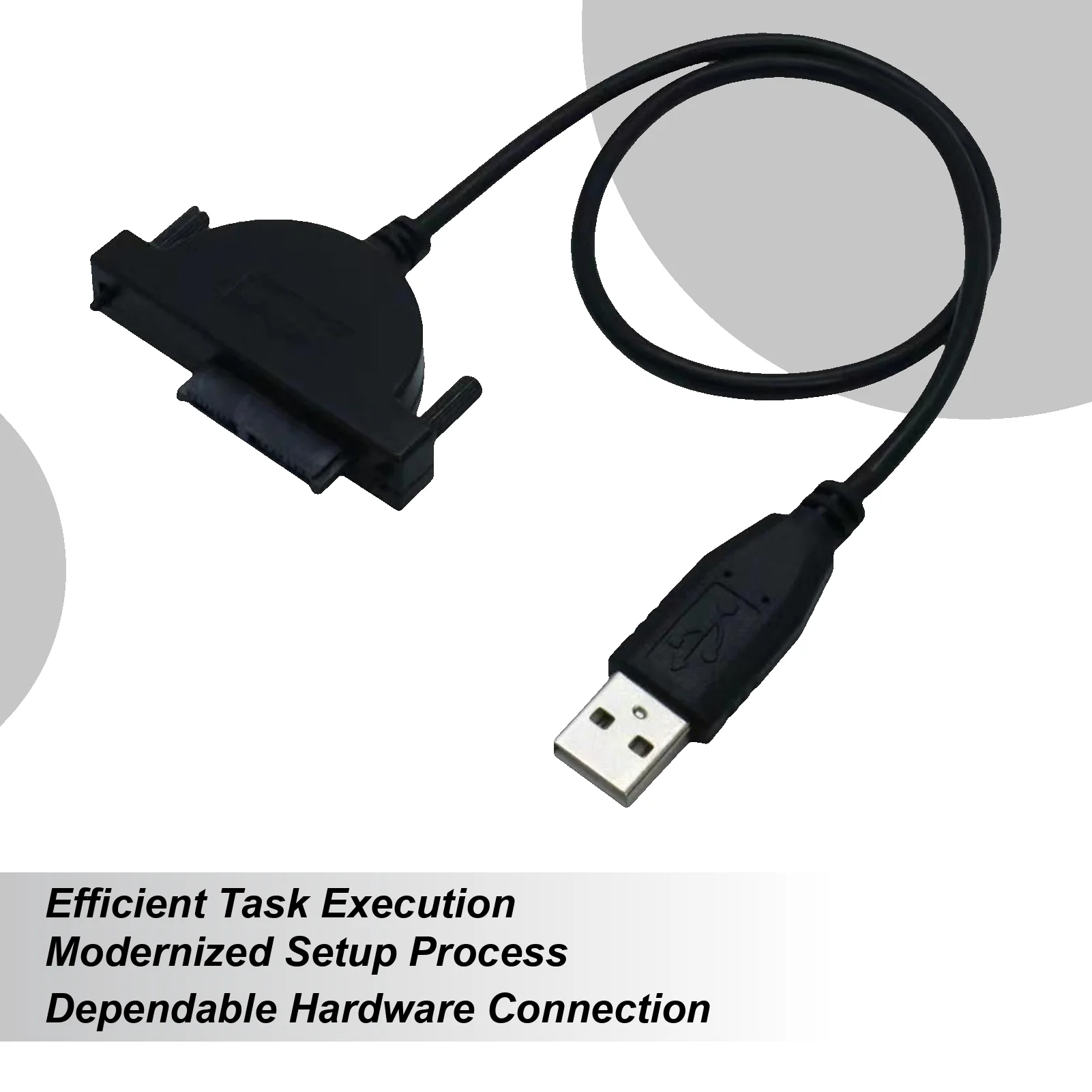 

Кабель привода SA-TA к USB, 7 + 6-контактный адаптер привода, кабель USB 2,0, аксессуары для подключения передачи данных для портативных ПК