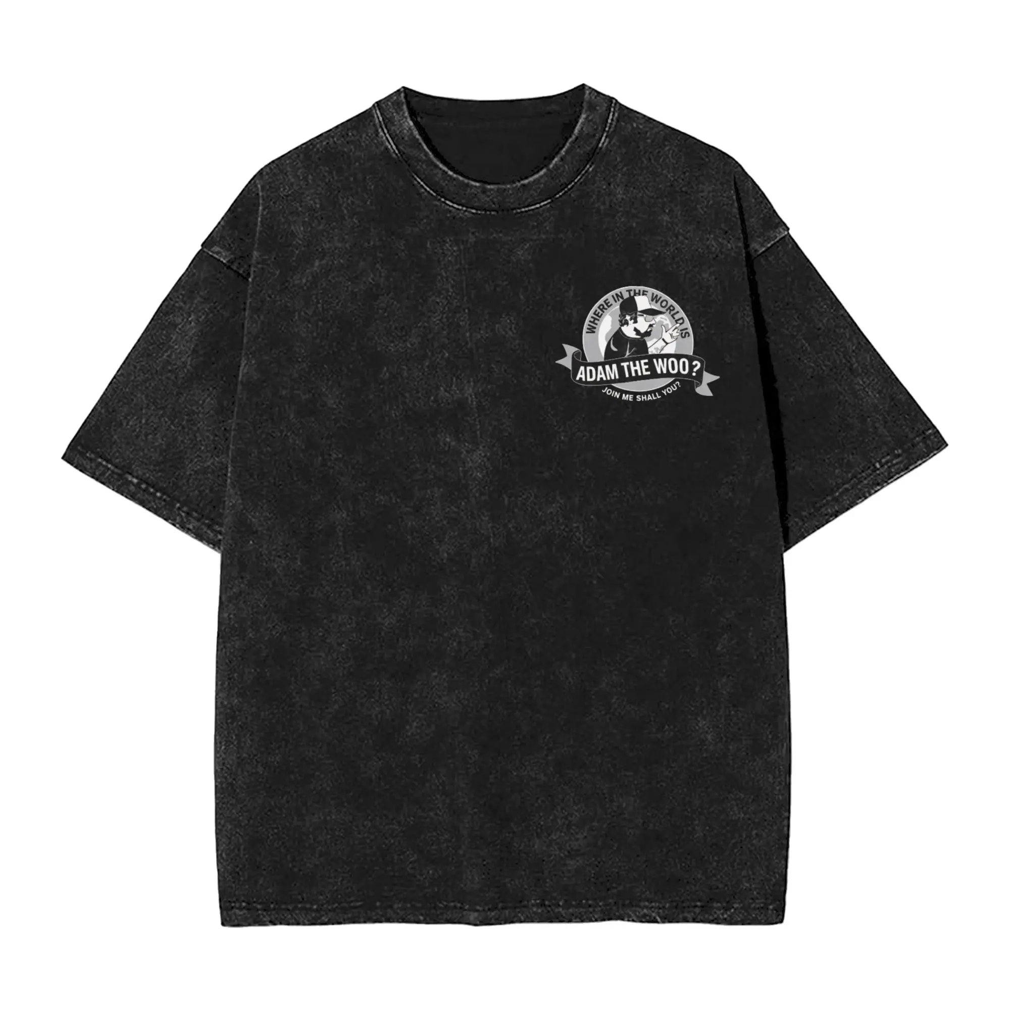 Men's Adam The Woo T Shirts  Tees Summer Y2K Funny Short-Sleeve T Shirt O Neck Trending Casual Tee Shirt Dropshipping