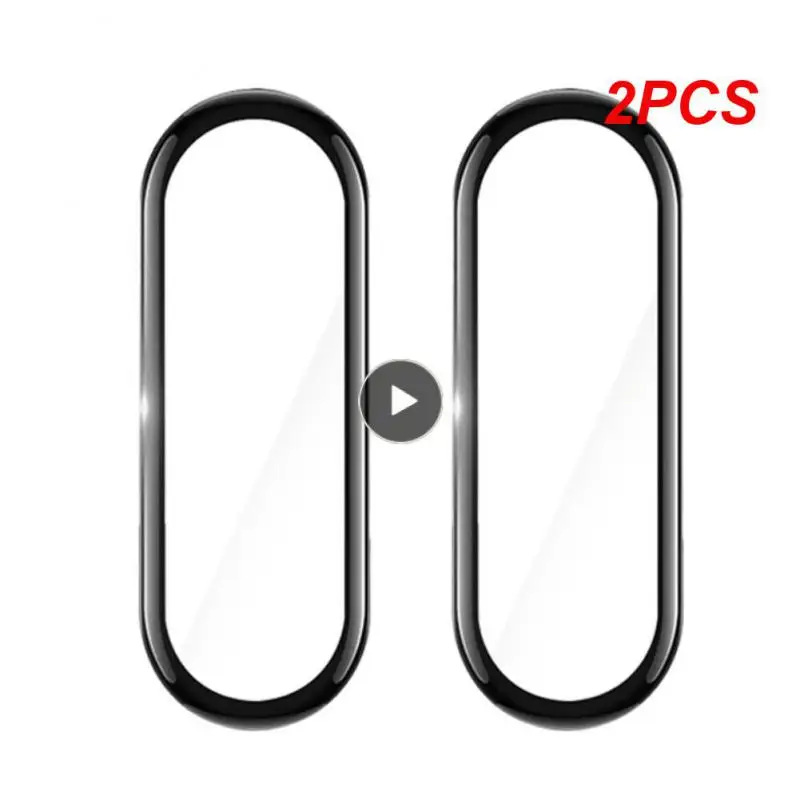 2PCS Soft Protective Film High Definition Protective Film Quick Response Soft Anti Fingerprint For Miui Bracelet 8