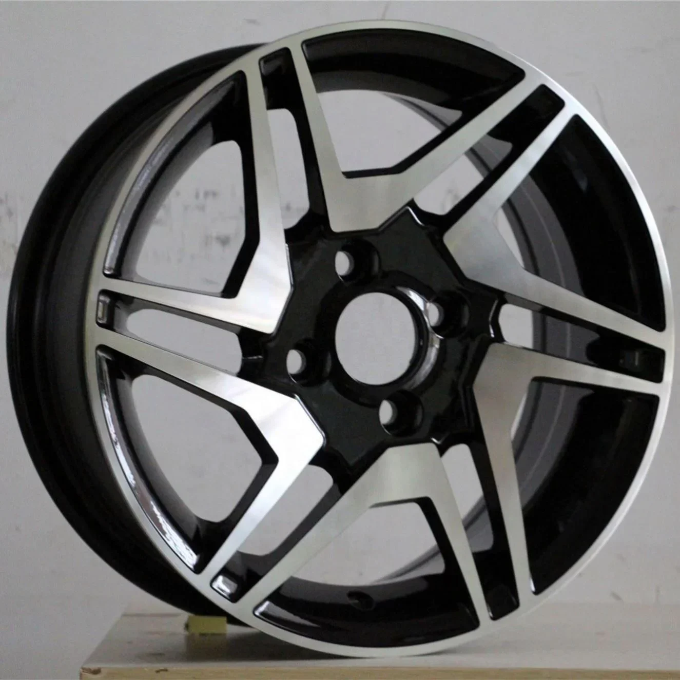 14 15 Inch 4*98 4*100 Passenger Car Alloy Wheels Rims For FIAT Alfa Romeo Italy Car Black Machined Face Other Wheels