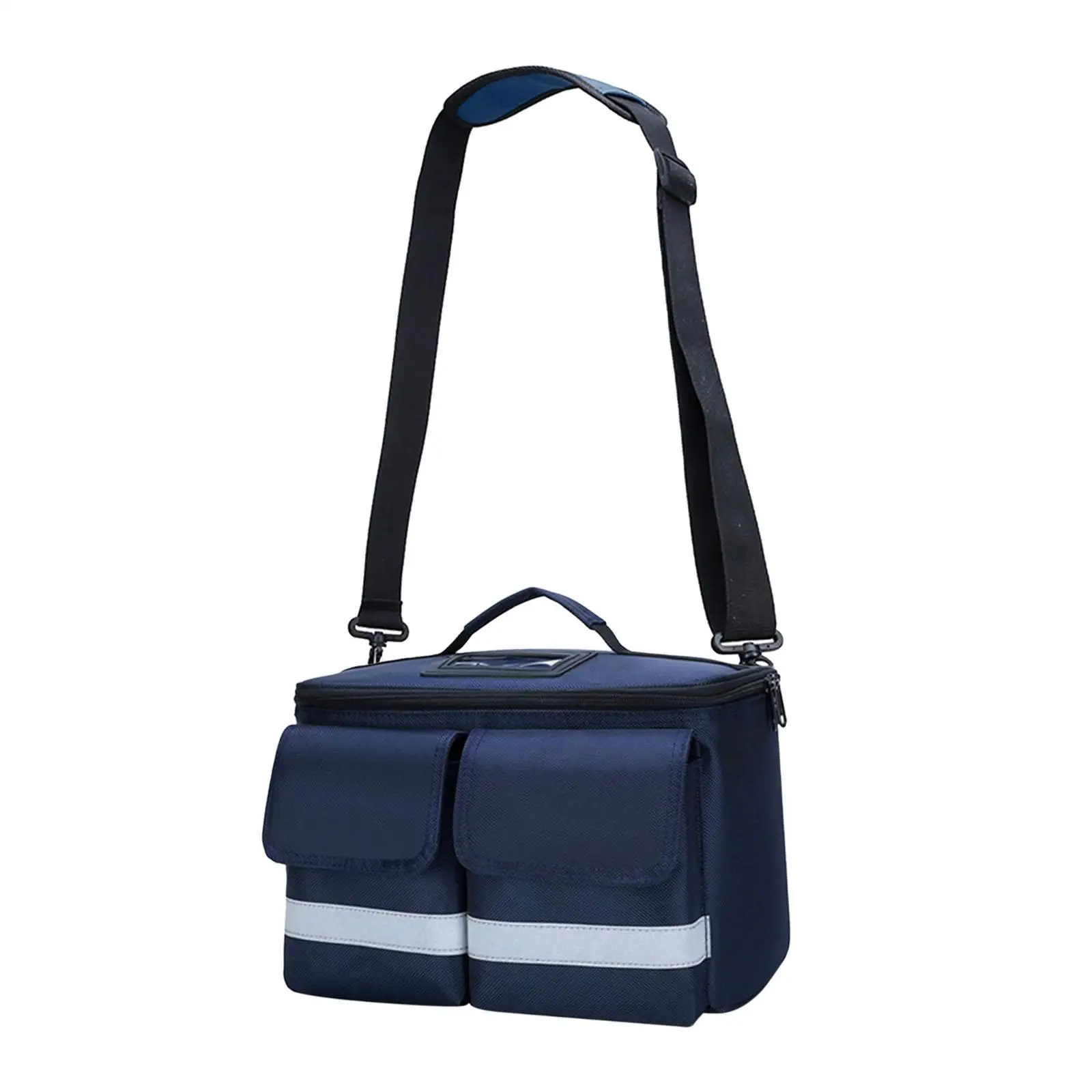First Aid Kit Bag Empty Storage Pouch First Aid Bag for Hiking Office Travel red