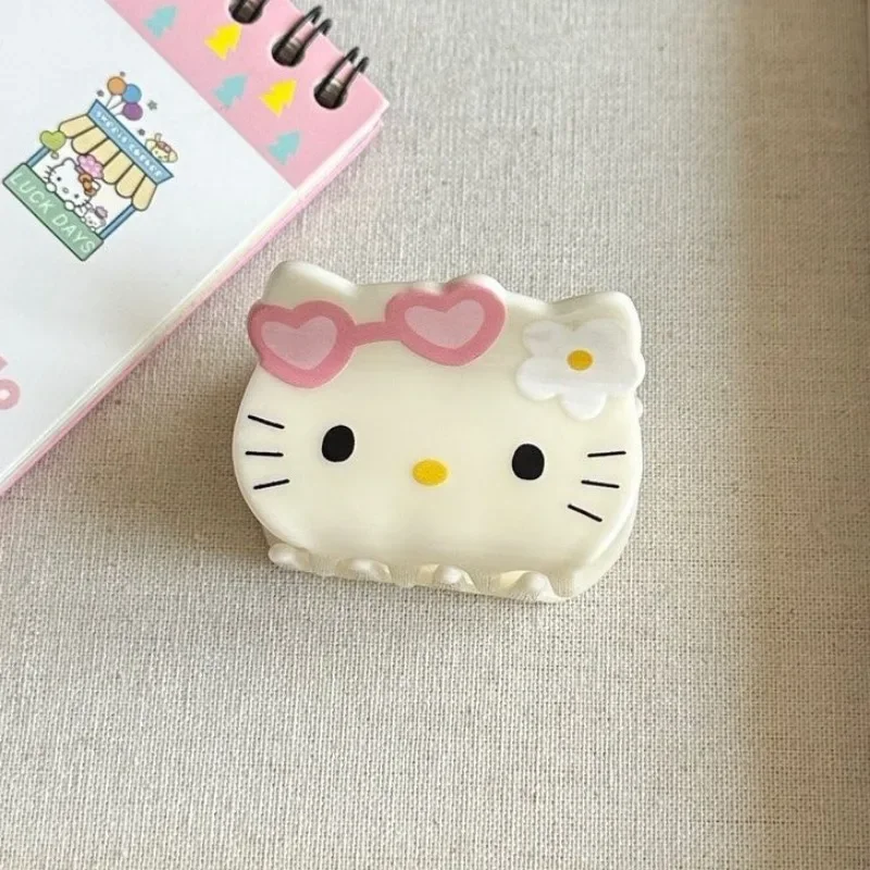 Sanrio Hello Kitty Claw Clip Cartoon Sweet Hair Claws Hair Clips Women Hairpin Headwear Girl Cute Crab Barrette Hair Accessories