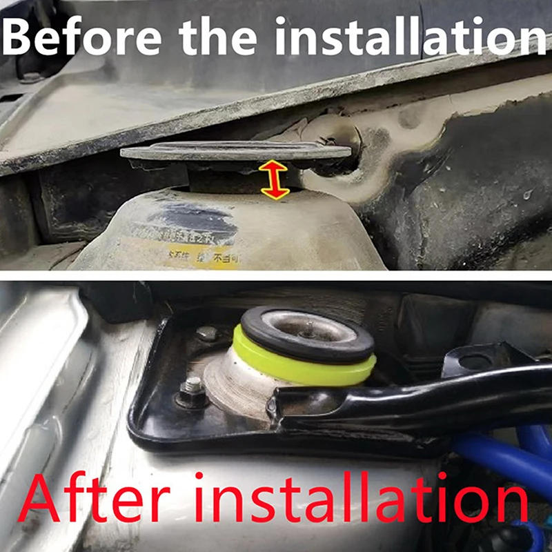 Универсальная подвеска, амортизирующая резиновая кольцевая втулка, подшипниковая шайба для передней стойки, верхнее крепление башни, фиксирующий зазор, шум над выступами