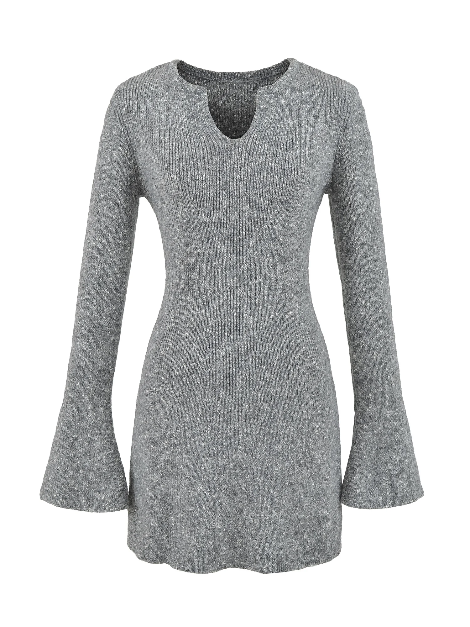 

Трикотажное платье для похудения V-Ne Женская модная юбка Bell Sve ort Bodycon Dr Pure Desirable Sle Long Sve Dr