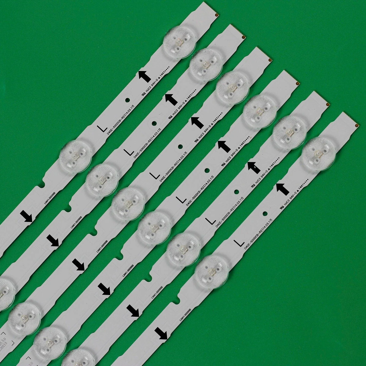 Zestaw/12 szt. Listwy LED do UE50H6350 UE50H5030 UE50H6270 UE50H6470 UE50J5600 UE50J6200 UA50J5100 UA50J5570 UE50H5500 UN50J5300AGXZD