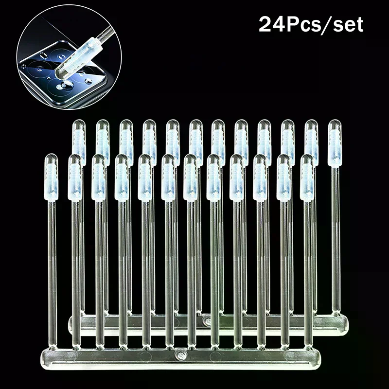 24Pcs Resin Camera Portable Lens Cleaner Dust Fingerprint Removal For Phone Camera Lens Cleaning Tool