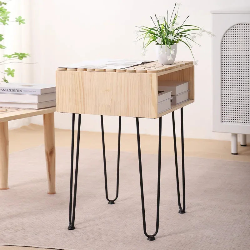 Creative small apartment living room coffee table, small table, simple modern home