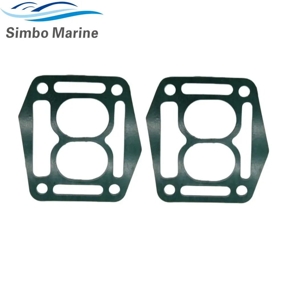 2 pcs Exhaust Elbow High Riser Gasket For OMC Cobra 2.3L Ford Stern Drives 912477 0912477 878928 0878928 778083 0778083 18-0430