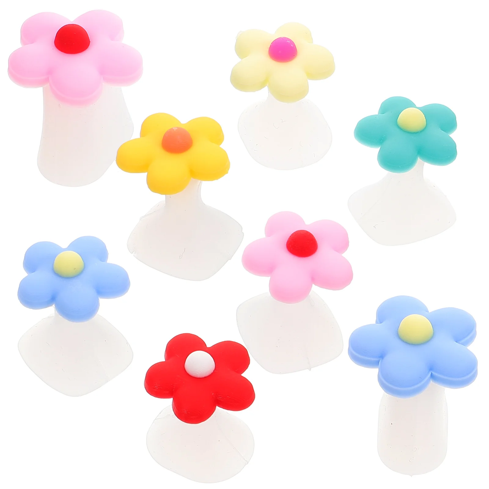 

8 Pcs Separators Silica Gel Reusable Soft Comfortable Long Lasting Nail Art Pedicure Toes Separators For Women Tool for Women