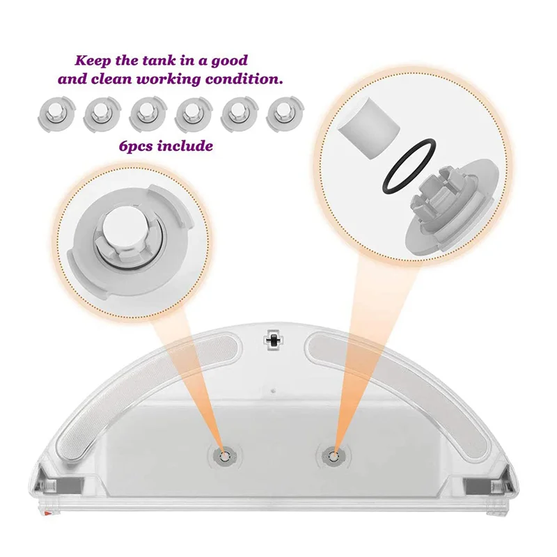 BAAN-3 Set Accessories For Xiaomi Roborock S5 Max S6 Max S6 Pure S6 Maxv S50 S51 S55 S60 S65 S5 S6 Vacuum Cleaner