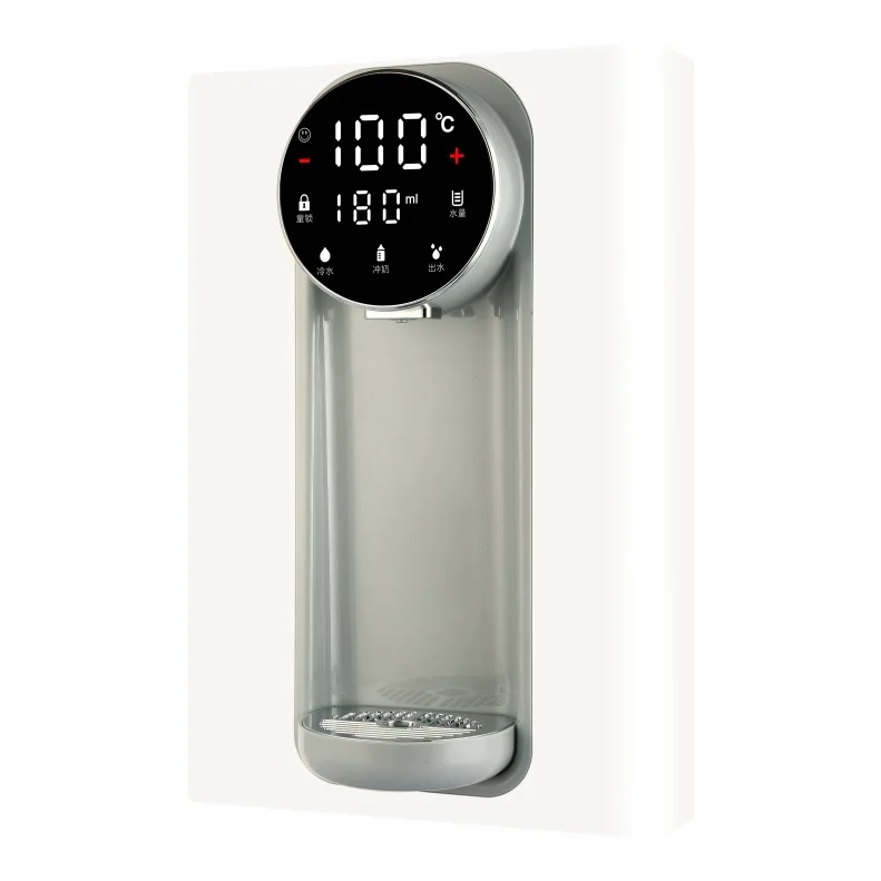 40L/h Wall Mounted Tankless Instant Dispenser 3-Second Heating Temperature Adjustable Pipeline for RO Purifier