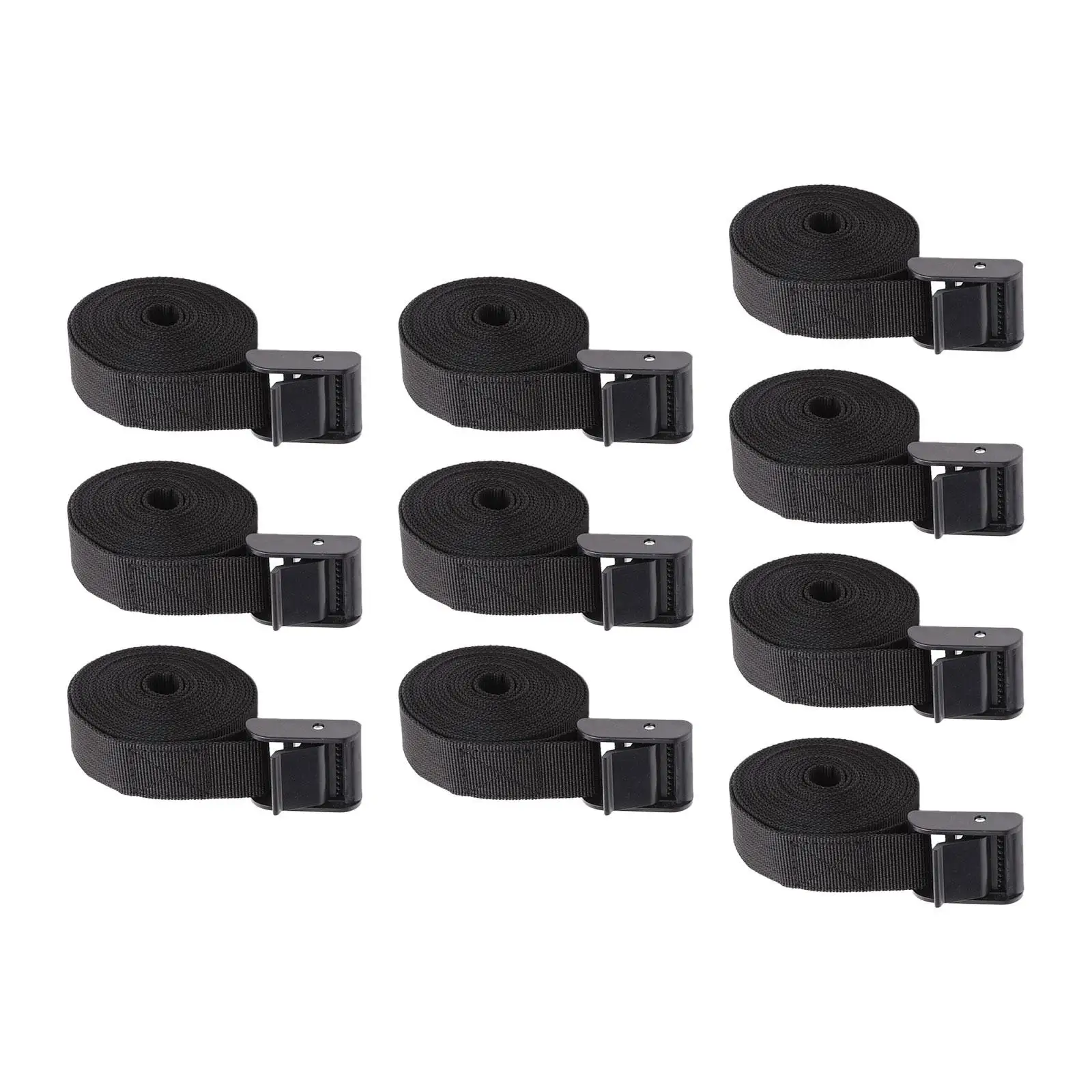 10Pcs Lashing Straps Tie Down Straps 2.5cmx50cm for Trailers, Trucks, Kayaks
