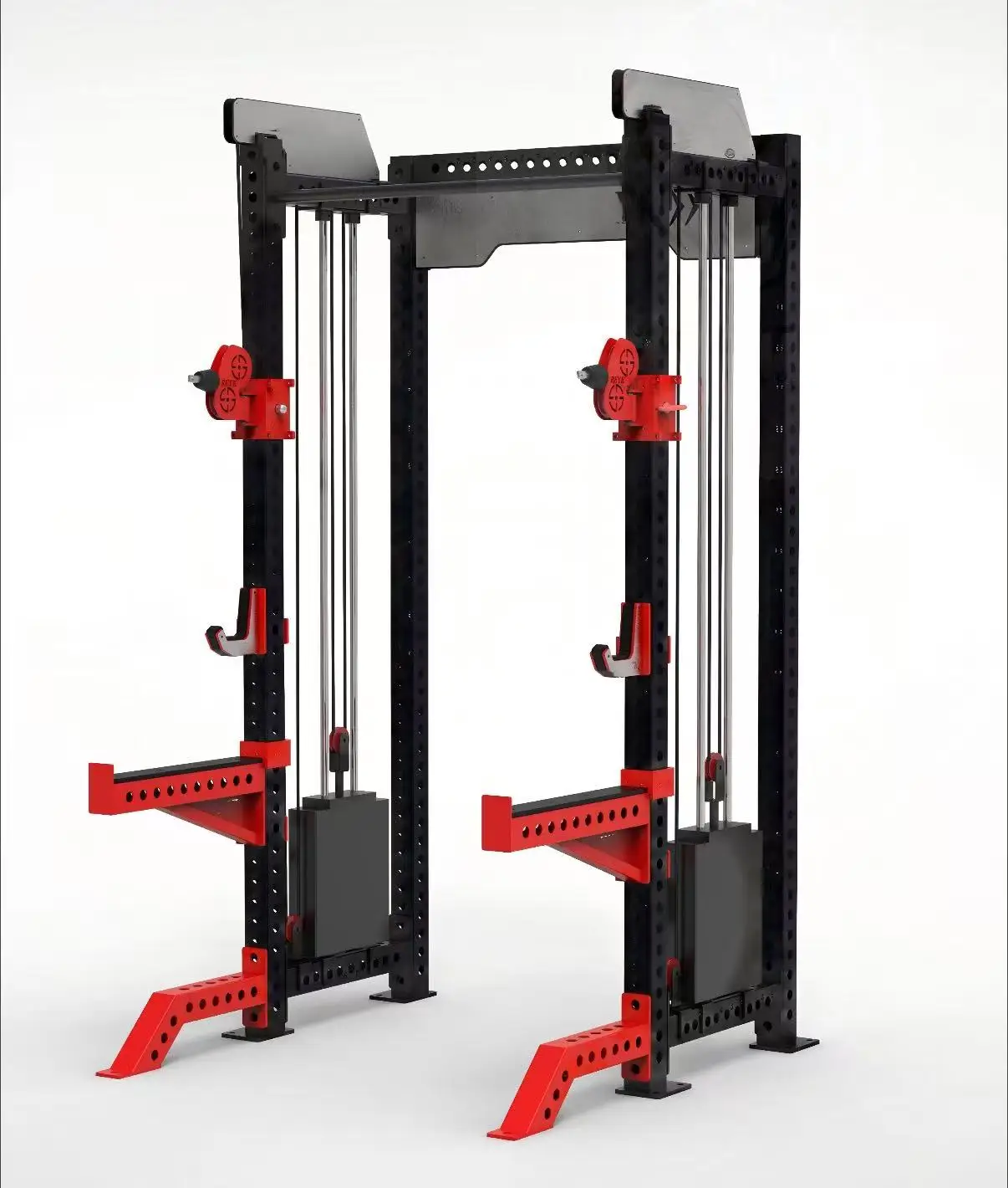 Small Bird GYM Fitness Equipment Multiple Cable Pulley System Squat Power Cage Rack Functional Trainer Smith With Weight Stack
