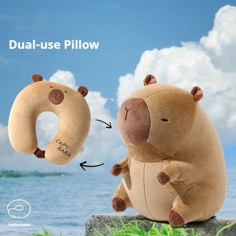 

Милая U-образная подушка Bala Little Mouse с деформируемой подушкой двойного назначения, кукла 2-в-1, деформируемая подушка, плюшевая подушка для куклы