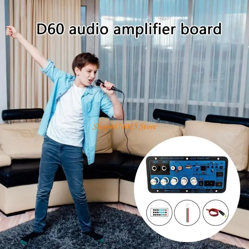 K1AA D60 اللاسلكي اللوحة المضخم