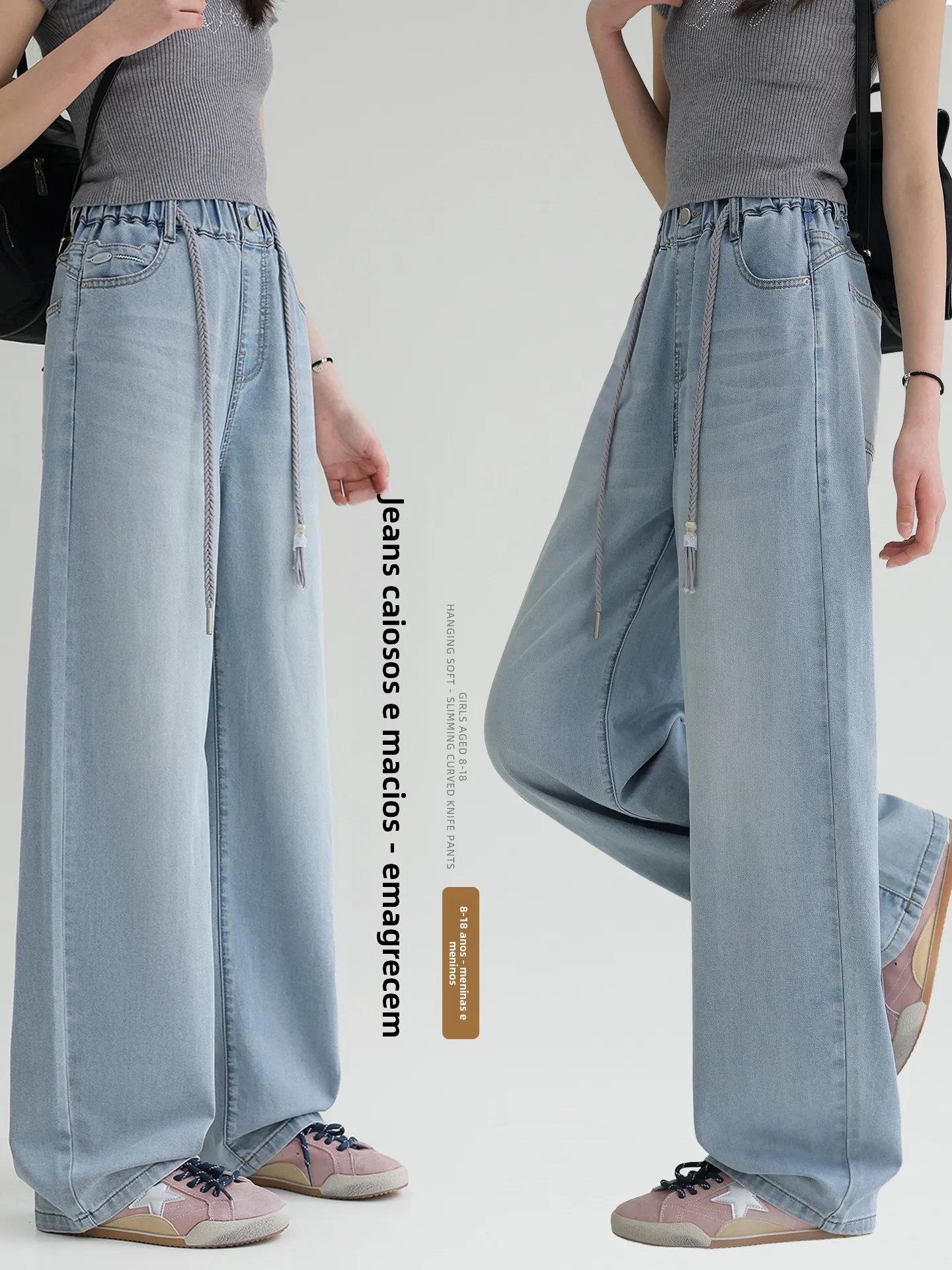 jeans-a-jambe-droite-pour-filles-taille-haute-pantalon-long-en-coton-polyester-et-fibre-de-lyocell-style-decontracte-pour-collegiennes-collection-printemps-Ete
