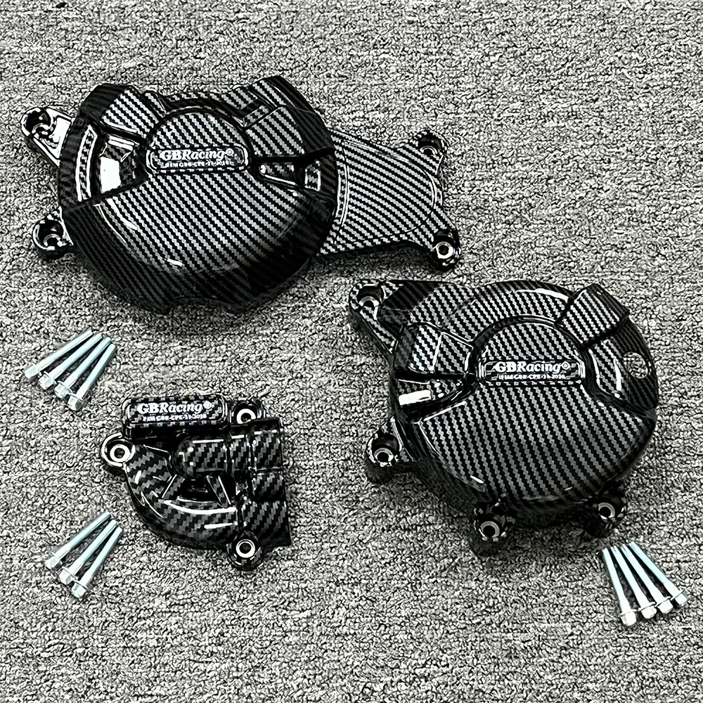 R7 2025 Motorcycles Engine protective Cover For YAMAHA YZF-R7 R7 2022-2025 Carbon Fiber Texture