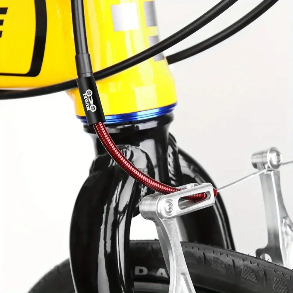 Tubo curvo de freno en V para bicicleta, tubo curvo de freno de resorte flexible Universal para ciclismo, alambre Flexible de frenado en V, 1/2 Uds.
