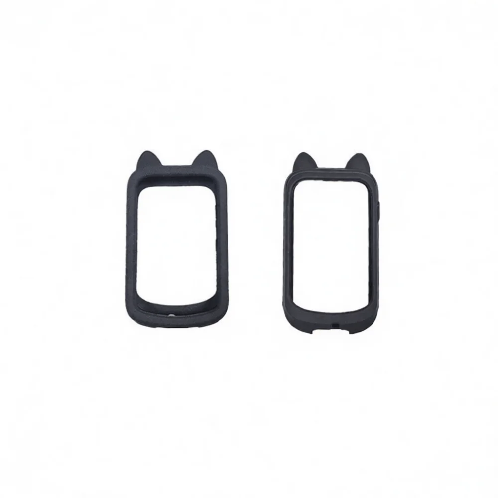 Anti Slip Silicone Case For IGS BSC500 GPS Cycle Computer Protective Shell Cat Ear Design With Clear Screen Film