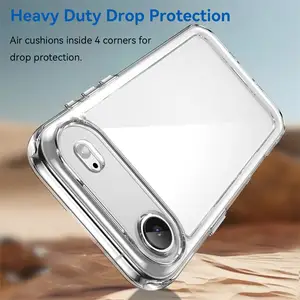 Bilashmart iPhone Air Case apple iPhone Air 17 Air Cover Bumper Clear PC TPU Shockproof Silicon Protective Phone Cover iPhone Air