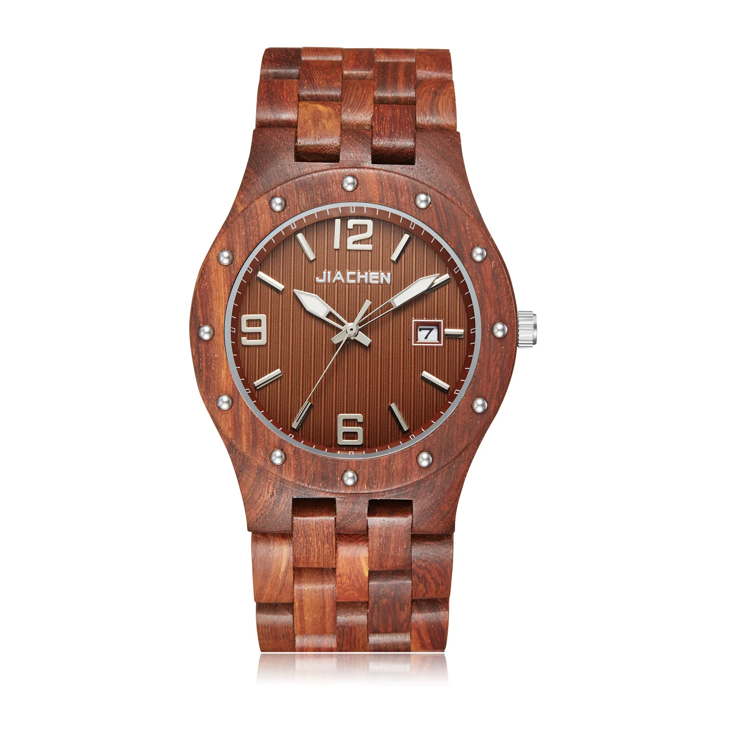 

Luxury Brand Waterproof Wood Watch Men Quartz Watches Wooden Band Calendar Analog Male Elegant Wristwatches relogio New 2023