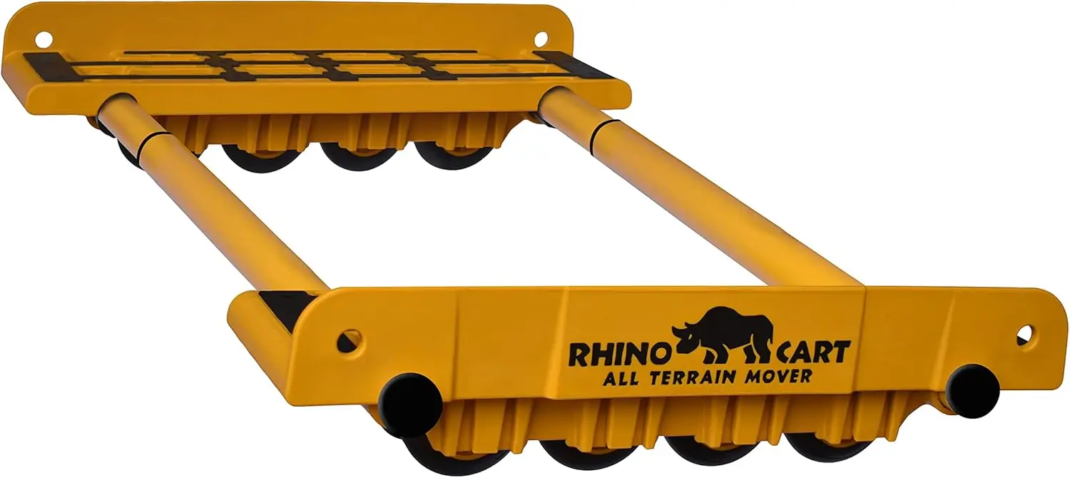 Rhino Cart Heavy Duty Appliance Dolly for Building Material Handling Moving Heavy Furniture with Ease Expands up to 46