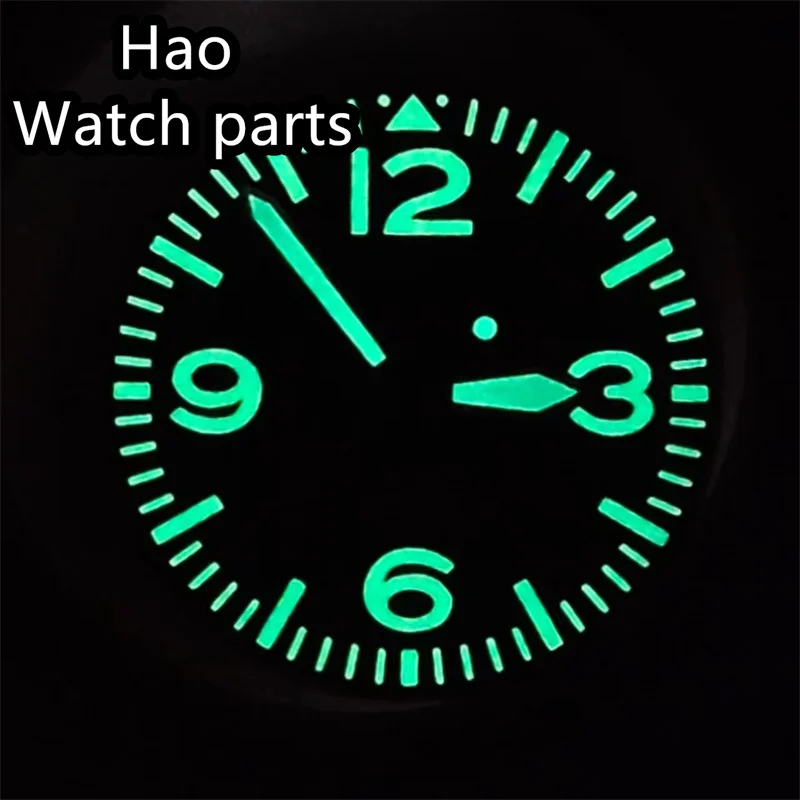 BLIGER 29 мм черный стерильный циферблат зеленый светящийся подходит для NH35 NH36 ETA 2824 2836 Miyota8215 821A Mingzhu DG2813 3804 PT5000 механизм
