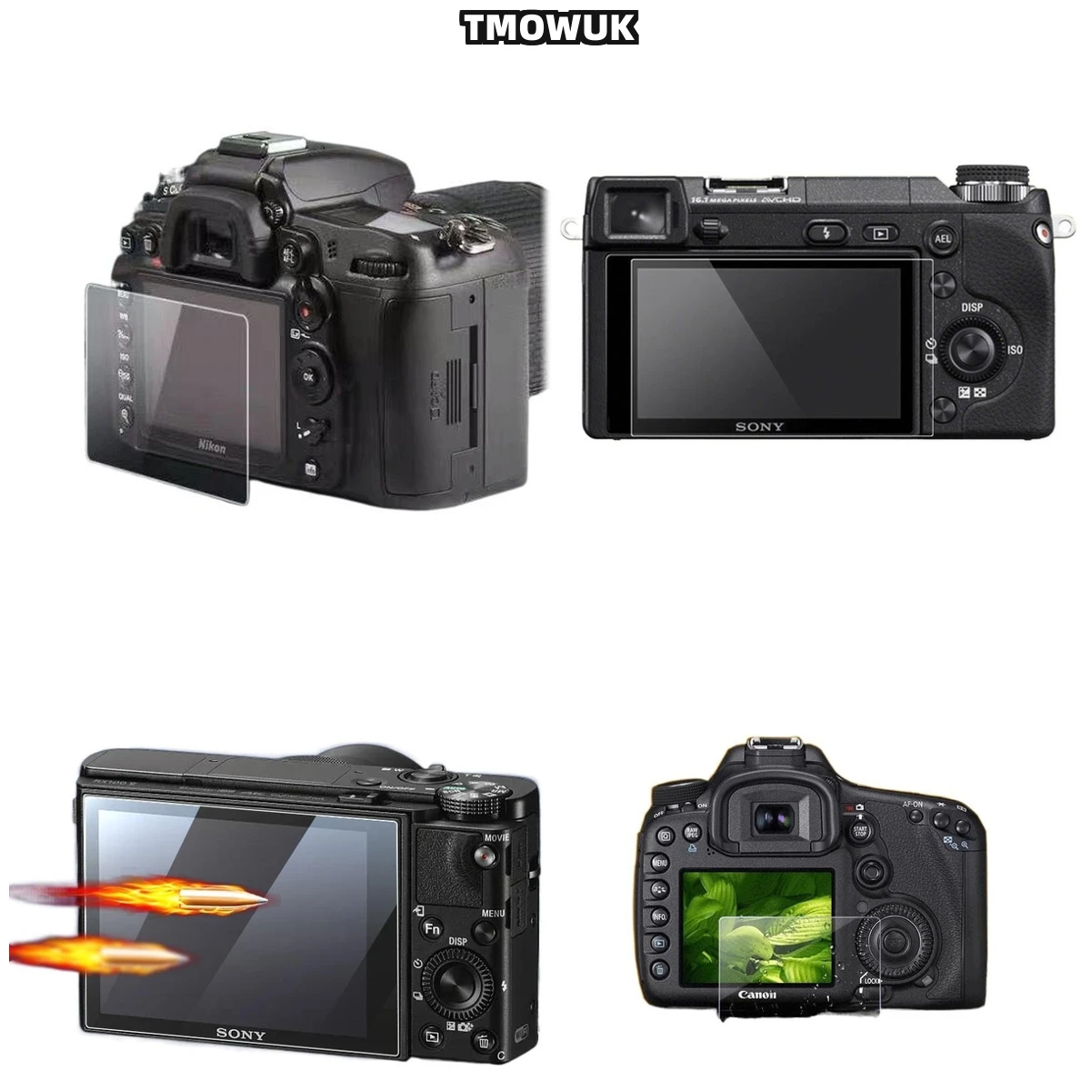

For A6600 A6000 A6300 A5000 A6500 NEX6 NEX-5N NEX-7, Advanced 9H Tempered Glass For Superior Display Defense.