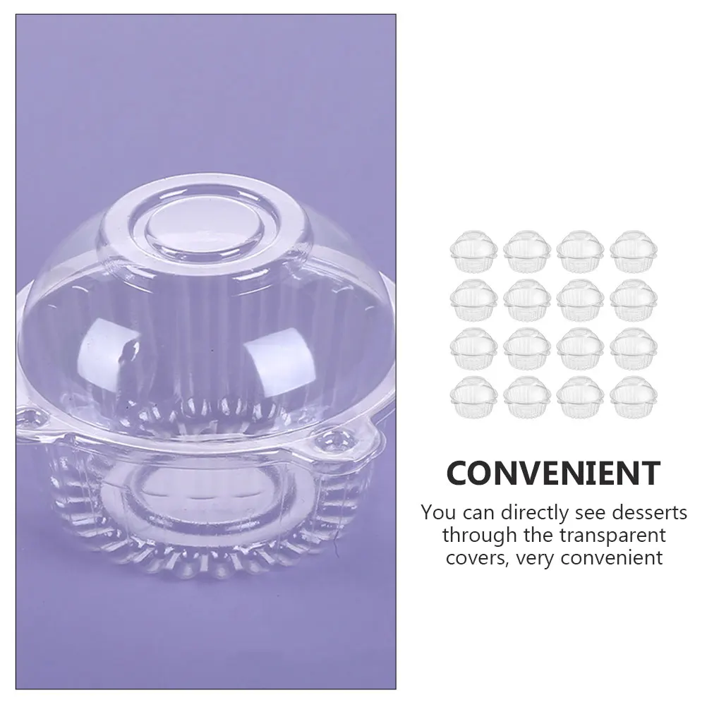 

60 Pcs Cake Box Packing Boxes Dessert Pastry Baking Supplies Cookie Case Containers Storage Cupcake