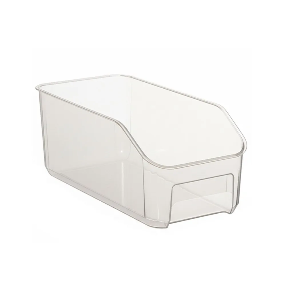 Multifunction Kitchen Storage Box White Transparent Large Capacity Storage Case Desktop Plastic Sundries Storage
