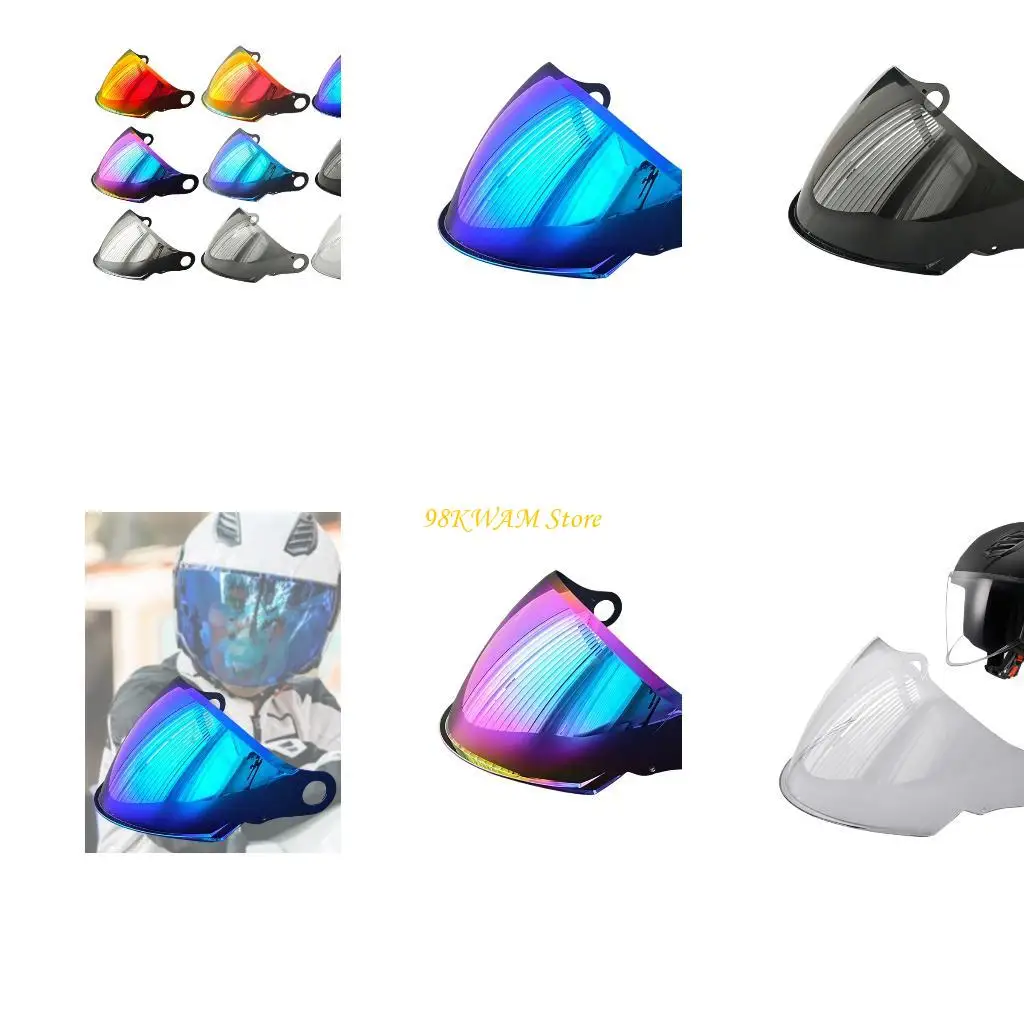 Helmet Lens Replacement for OF616, Polycarbonate Front Cover for Daily Use 68UF