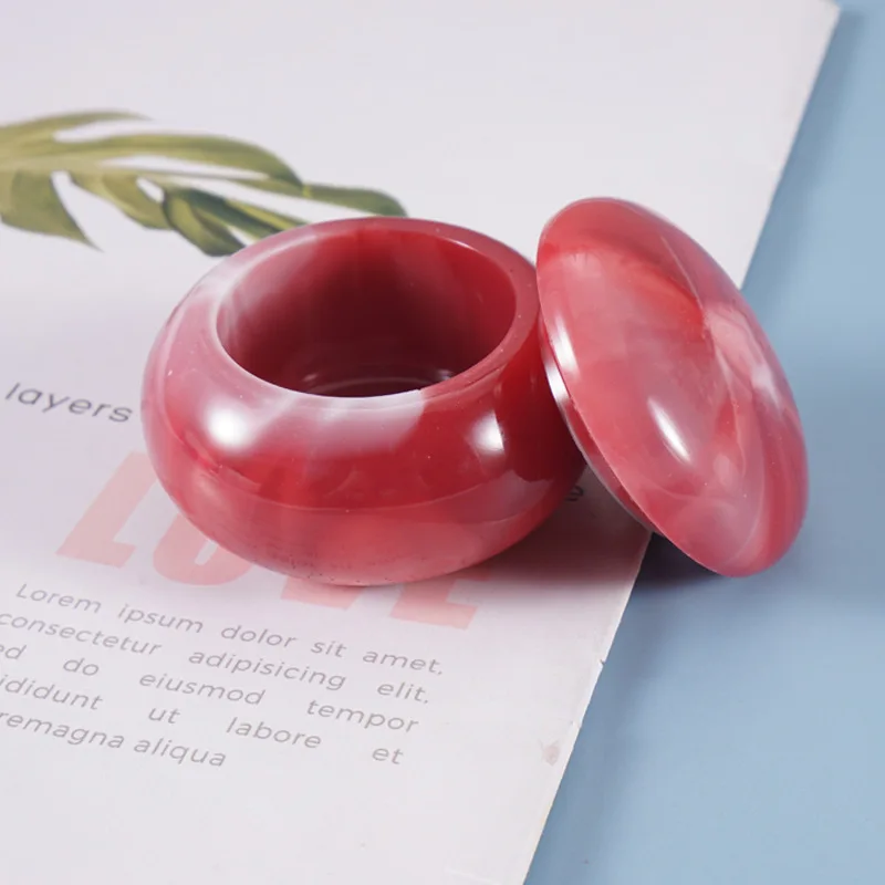 Kleine Glas Organizer Silikon Form Diy Rouge Lippenstift Glas Ornamente Kristall Tropfen Formen – Detail 4