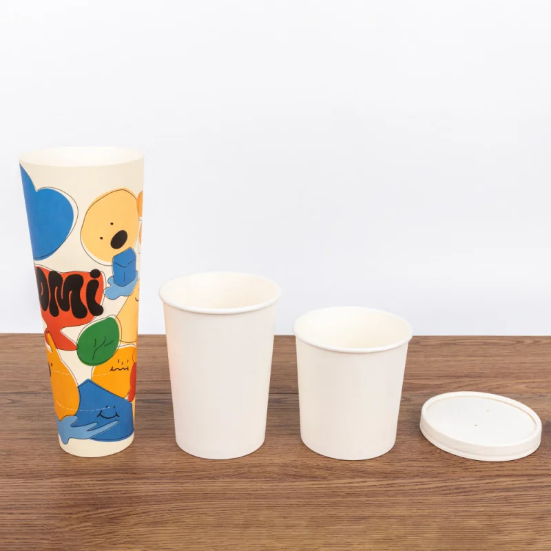 custom.LOKYO Custom Printed Take Away Disposable Surprise Mystery Large Paper Coffee Milk Tea Cup