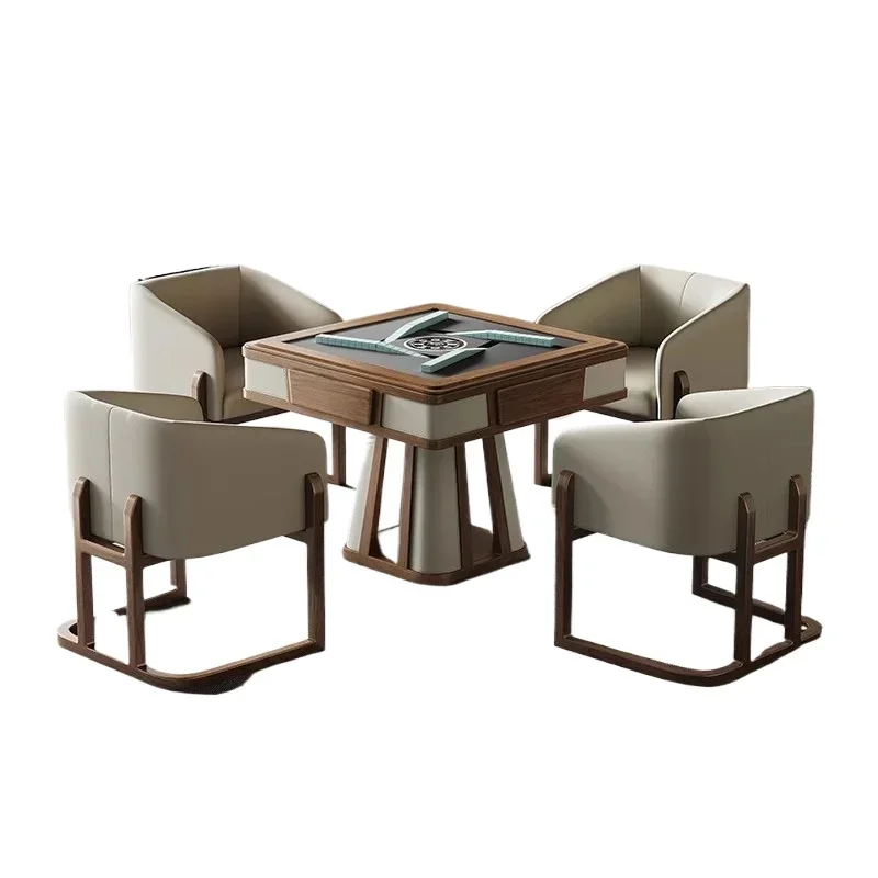 Solid mahjong table and dining table dual-purpose integrated mahjong machine automatic multi-function small silent