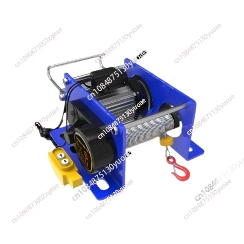Wire Rope Hoist With Wireless Remote Micro Electric Hoist Electric Winch 220V 400kg/600kg