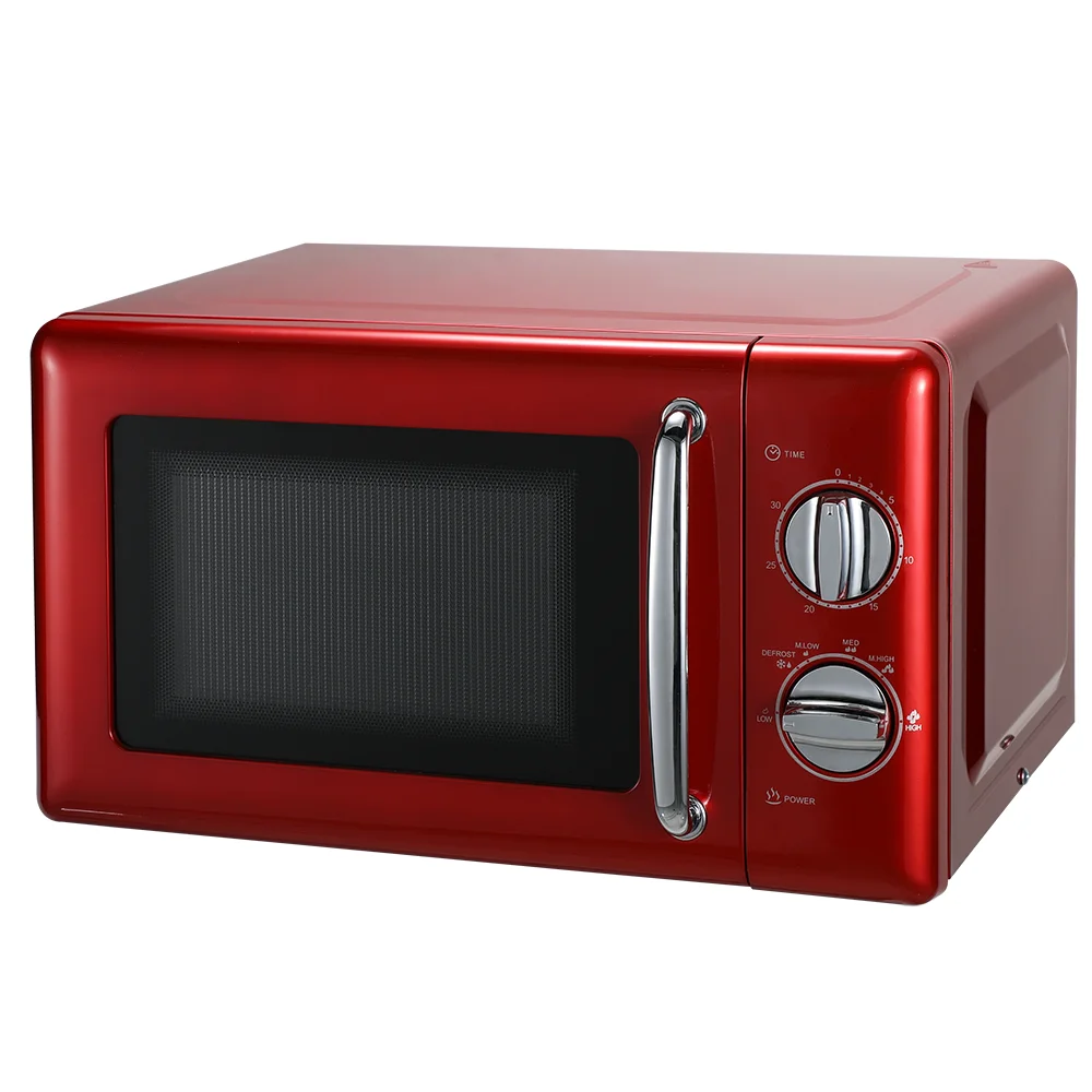 

20L Red Stainless Steel Heavy-Duty Commercial Microwave Oven for Home