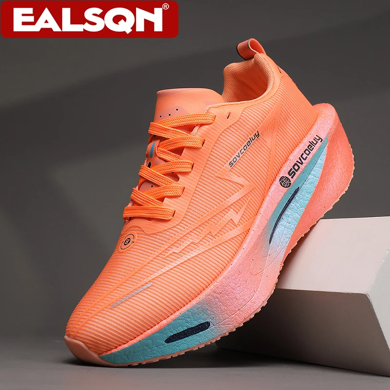 Marathon Men's Running Shoes Carbon Board Speciality Sports Breathable Lightweight Comfortable Trainning Sneakers