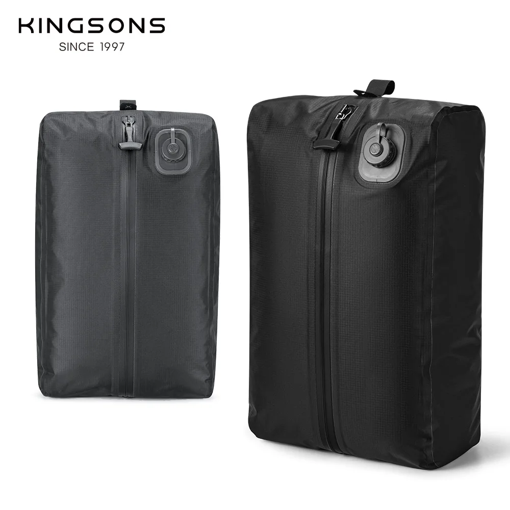 Kingsons 17L Vacuum Compression Bag with Air Pump Reusable Travel Storage Bag Outdoor Backpack Luggage Bag One-touch Electric