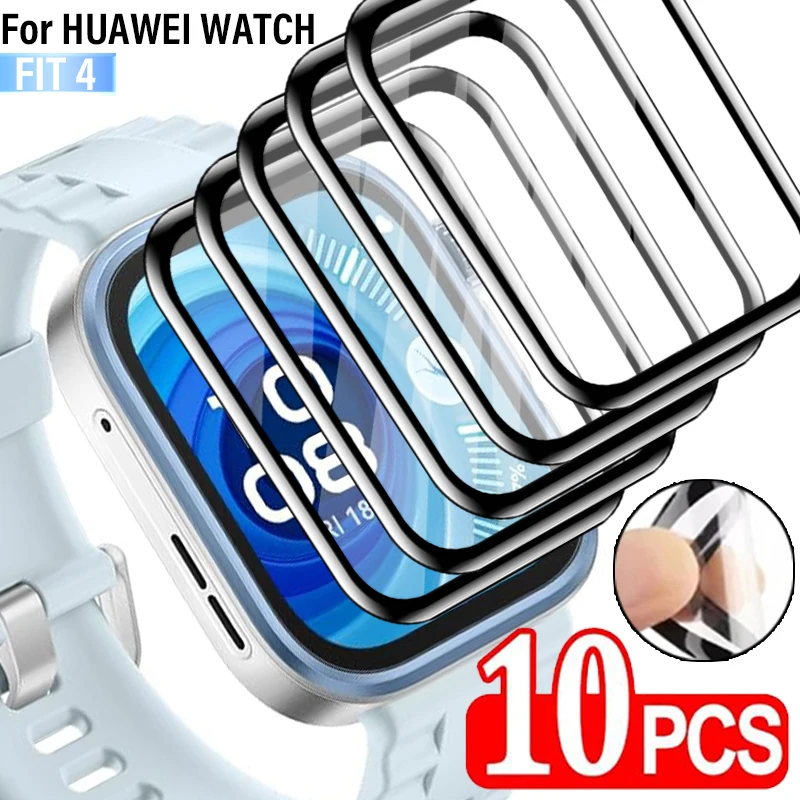 

3D изогнутая защитная пленка для экрана для Huawei Watch Fit 4, умные часы, полное покрытие, защитная пленка для Huawei Watch Fit4, аксессуары