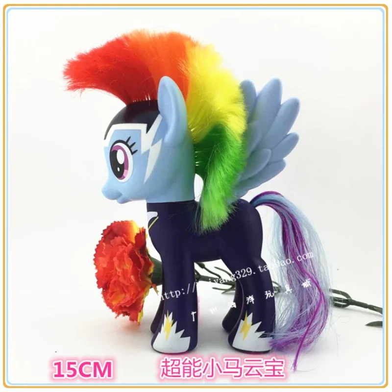 

My Little Pony Figure Rainbow Dash Rarity Ornaments Accessories Collection Children Toy