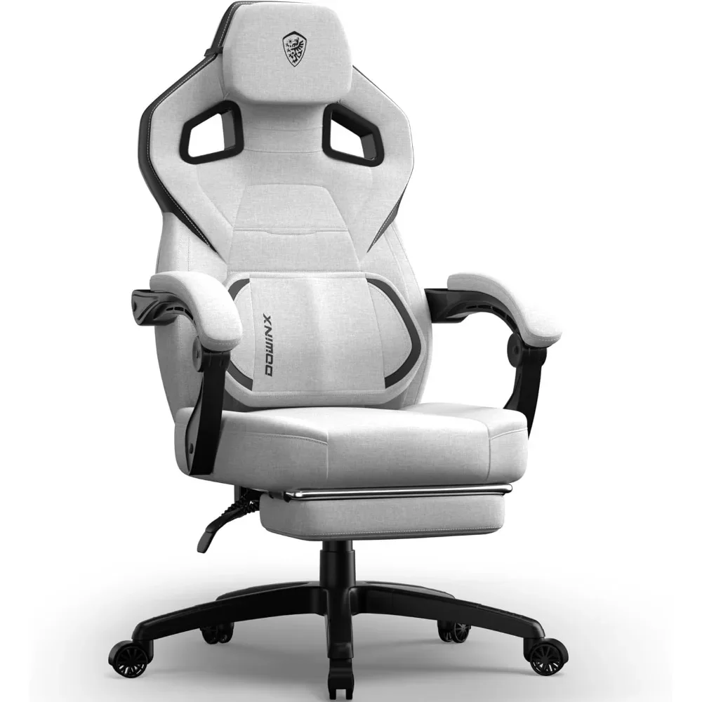 

Gaming Chair with Footrest, Big and Tall Gaming Chair for Heavy People, Computer/PC Gamer Chair for Adult with Massage